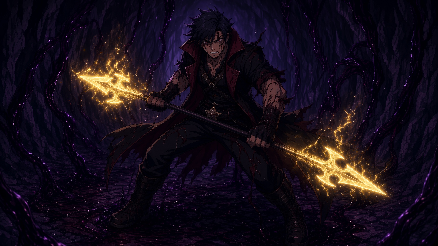Leon Garo facing the darkness